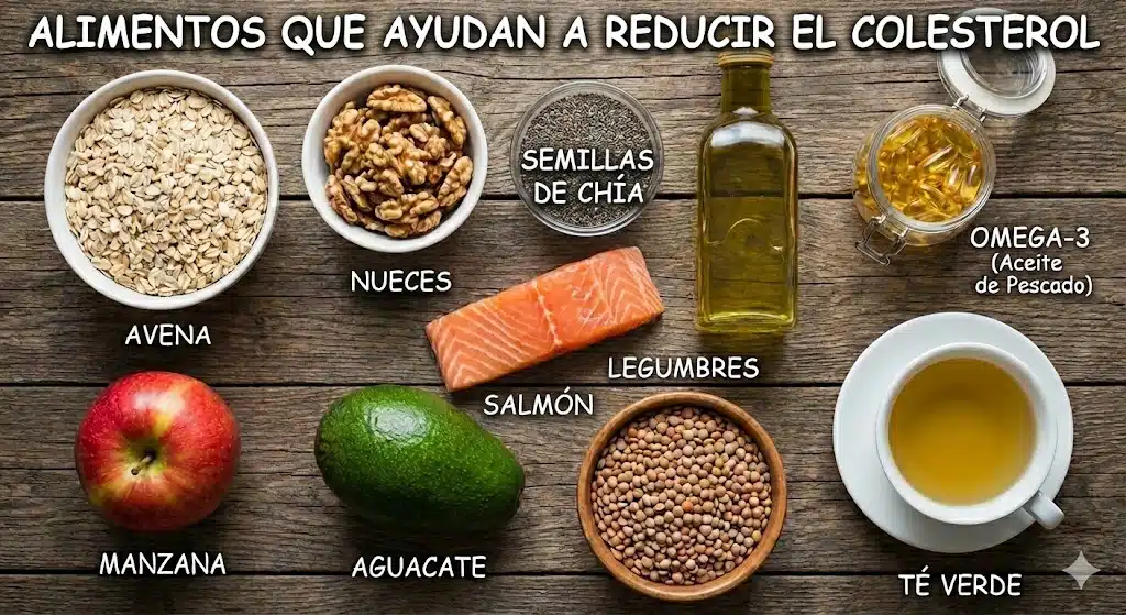 Dietas para bajar el colesterol 5 Alimentos que ayudan a bajar el colesterol